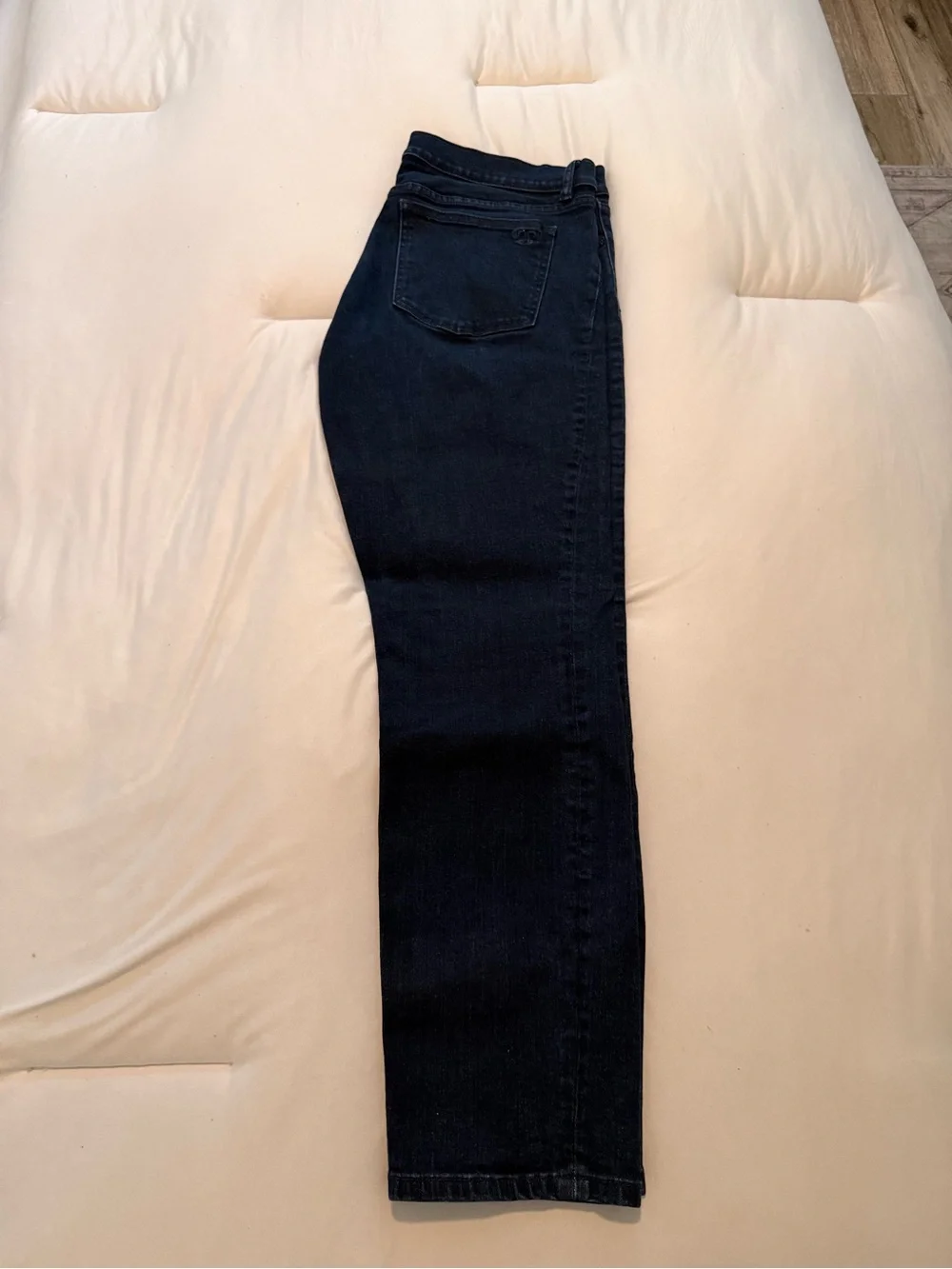Tory Burch Women's Dark Blue Straight-Leg Jeans